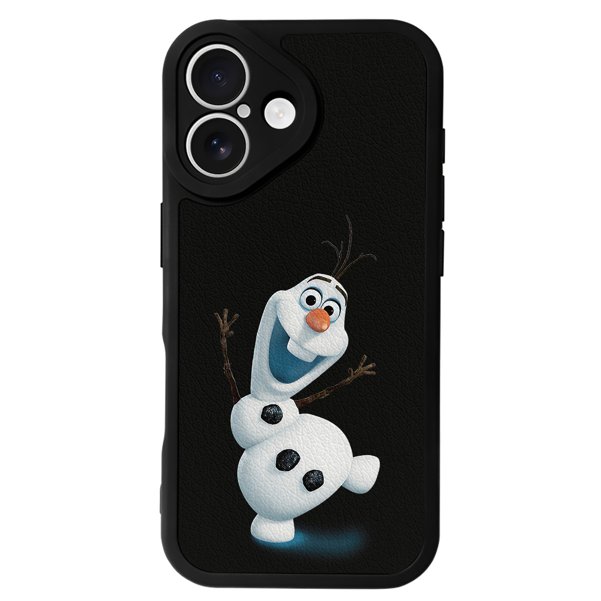 （画像用） アナと雪の女王 アンナ エルサ Frozen Anna Elsa 【iPhone 16シリーズ対応】シリコンスマホケース（レザー調） 材質：シリコン